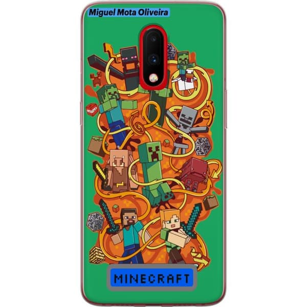 OnePlus 7 Gennemsigtig cover Minecraft