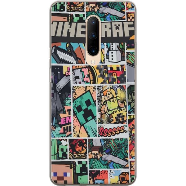 OnePlus 7 Pro Läpinäkyvä kuori Minecraft Taide