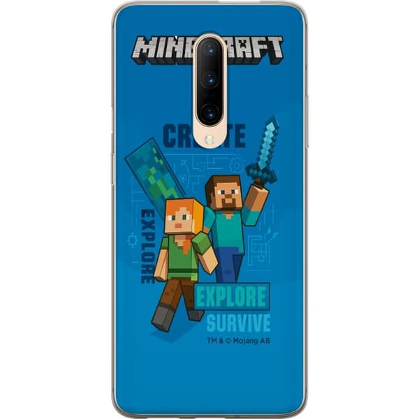 OnePlus 7 Pro Gjennomsiktig deksel Minecraft Grotter