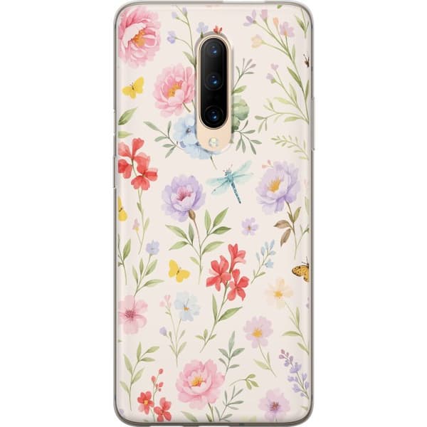 OnePlus 7 Pro Gennemsigtig cover Blomster