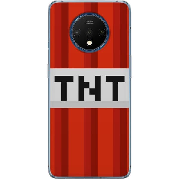OnePlus 7T Gennemsigtig cover Minecraft TNT