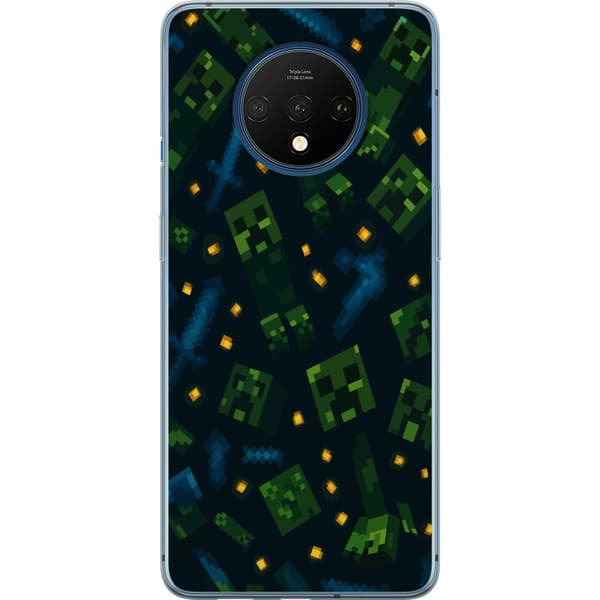 OnePlus 7T Gjennomsiktig deksel Minecraft Dungeons Mob