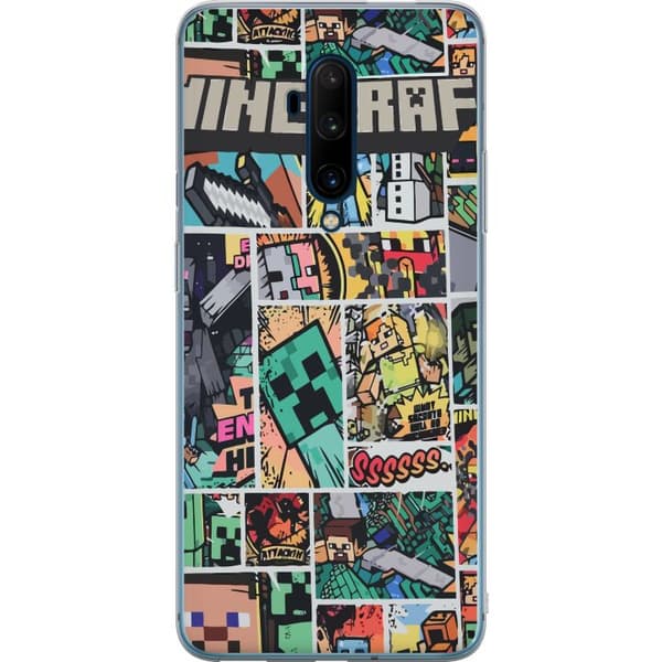 OnePlus 7T Pro Gjennomsiktig deksel Minecraft Kunsthåndverk