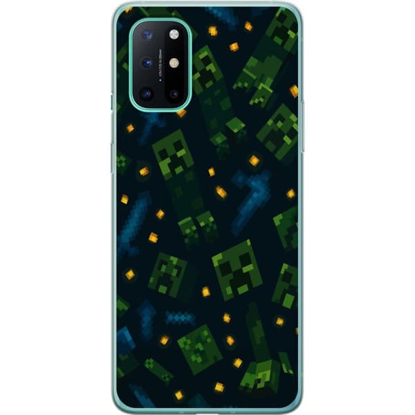 OnePlus 8T Genomskinligt Skal Minecraft Dungeons Mob