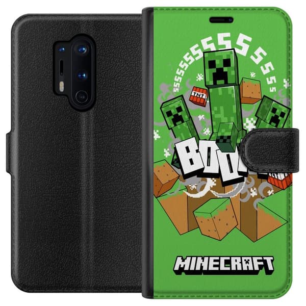 OnePlus 8 Pro Tegnebogsetui Minecraft Boom