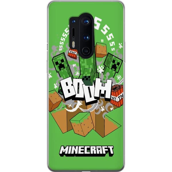 OnePlus 8 Pro Gjennomsiktig deksel Minecraft Boom