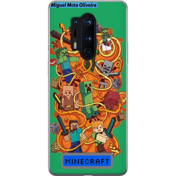 OnePlus 8 Pro Gjennomsiktig deksel Minecraft