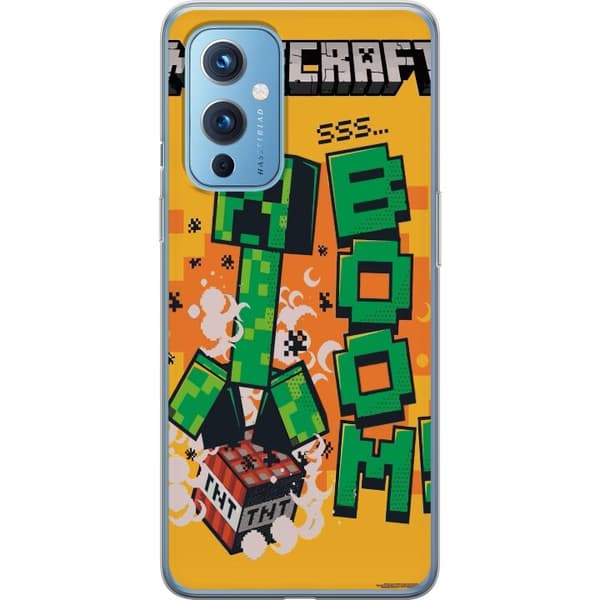 OnePlus 9 Gjennomsiktig deksel Minecraft Boom