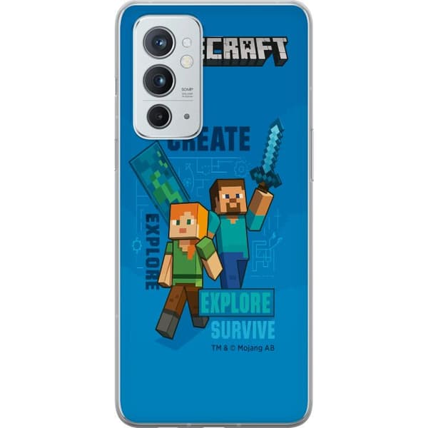 OnePlus 9RT 5G Genomskinligt Skal Minecraft Caves