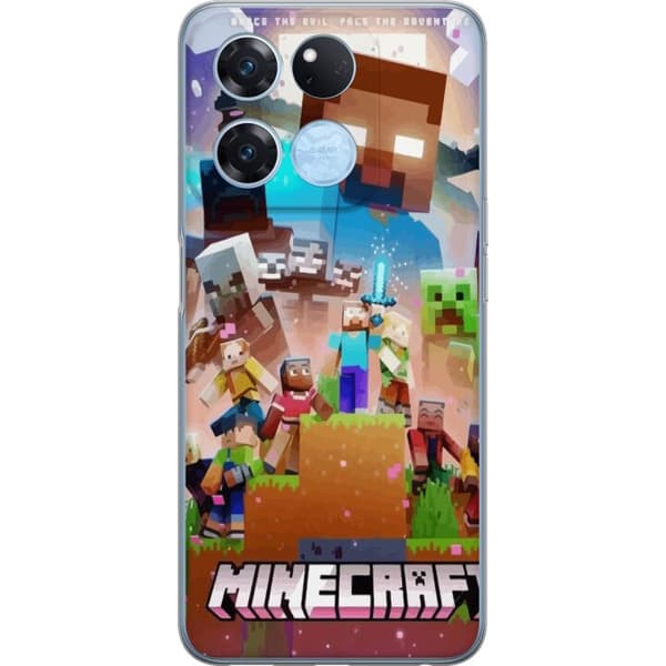 OnePlus Ace Racing Gennemsigtig cover Minecraft