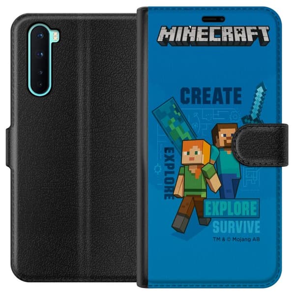OnePlus Nord Lommeboketui Minecraft Grotter