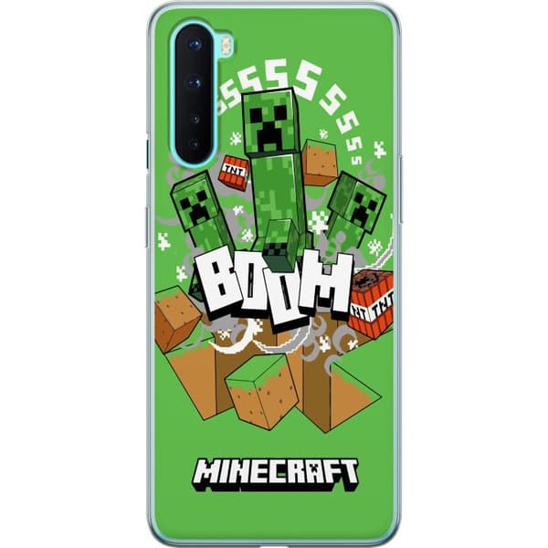 OnePlus Nord Läpinäkyvä kuori Minecraft Boom