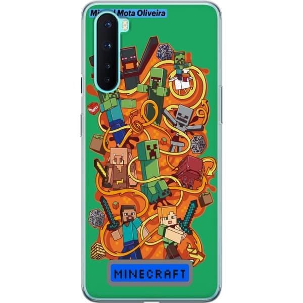 OnePlus Nord Gennemsigtig cover Minecraft