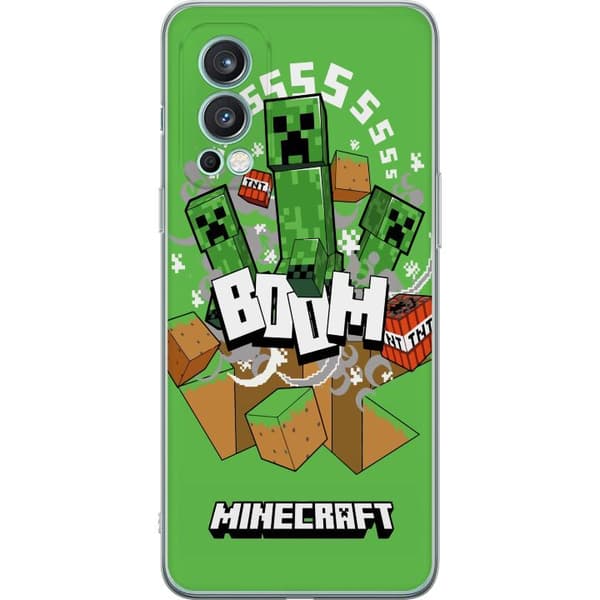 OnePlus Nord 2 5G Gennemsigtig cover Minecraft Boom