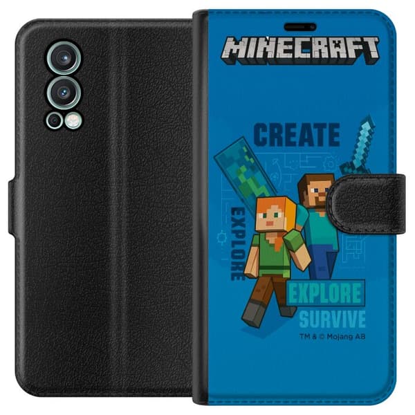 OnePlus Nord 2 5G Plånboksfodral Minecraft Caves