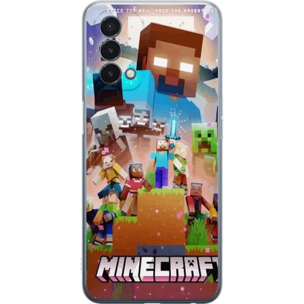 OnePlus Nord N200 5G Gennemsigtig cover Minecraft