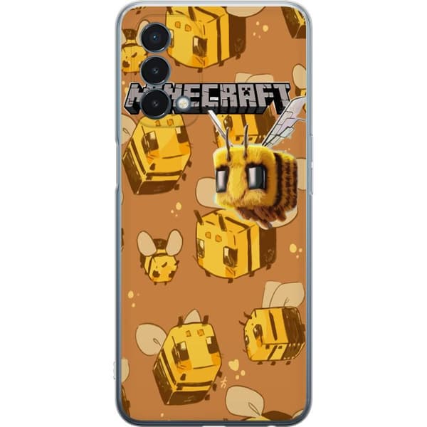 OnePlus Nord N200 5G Genomskinligt Skal Minecraft Bi