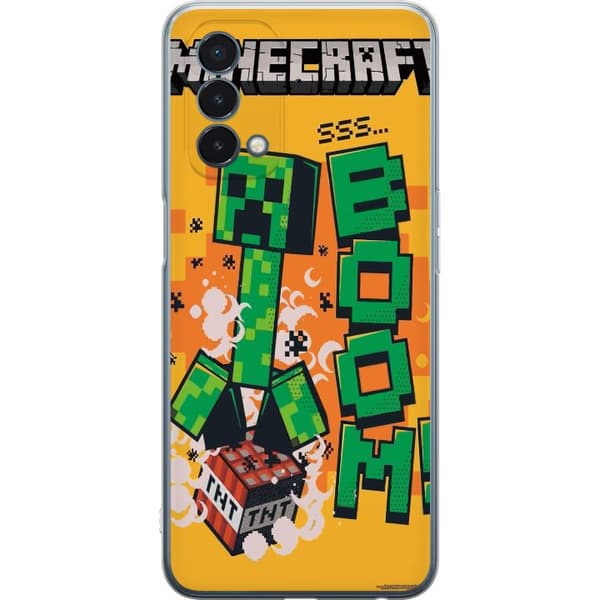 OnePlus Nord N200 5G Gennemsigtig cover Minecraft Boom