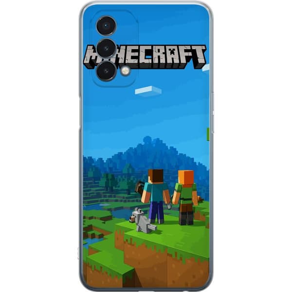 OnePlus Nord N200 5G Gennemsigtig cover Minecraft Key Art