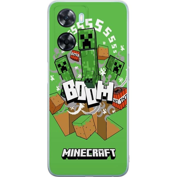 OnePlus Nord N20 SE Gennemsigtig cover Minecraft Boom