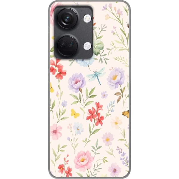 OnePlus Nord 3 Gennemsigtig cover Blomster