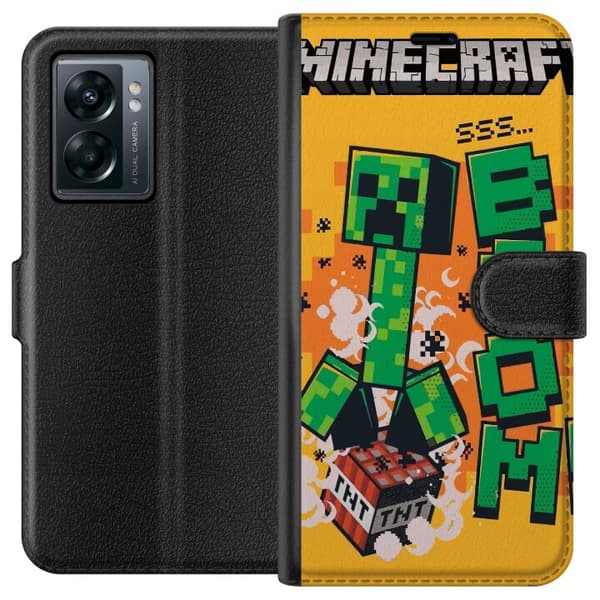 OnePlus Nord N300 Plånboksfodral Minecraft Boom