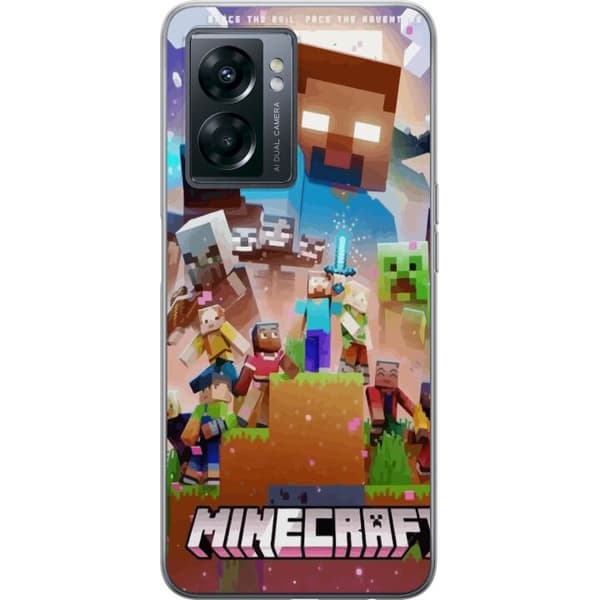 OnePlus Nord N300 Gjennomsiktig deksel Minecraft
