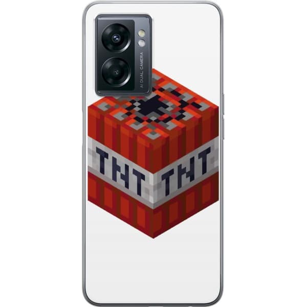 OnePlus Nord N300 Gennemsigtig cover Minecraft TNT