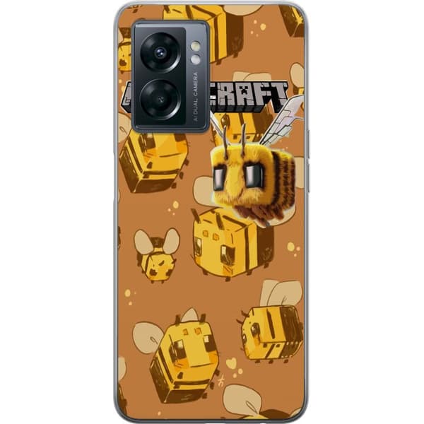 OnePlus Nord N300 Gennemsigtig cover Minecraft Bi