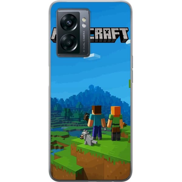 OnePlus Nord N300 Läpinäkyvä kuori Minecraft Key Art