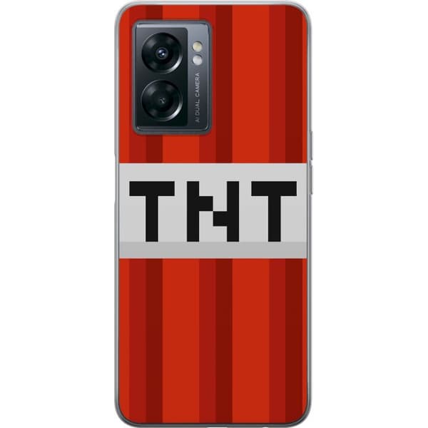 OnePlus Nord N300 Gennemsigtig cover Minecraft TNT