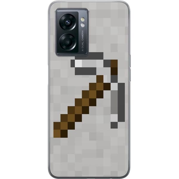 OnePlus Nord N300 Gennemsigtig cover Minecraft Værktøjer