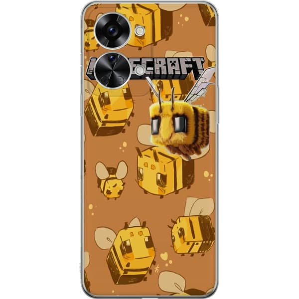 OnePlus Nord 2T Gjennomsiktig deksel Minecraft Bi