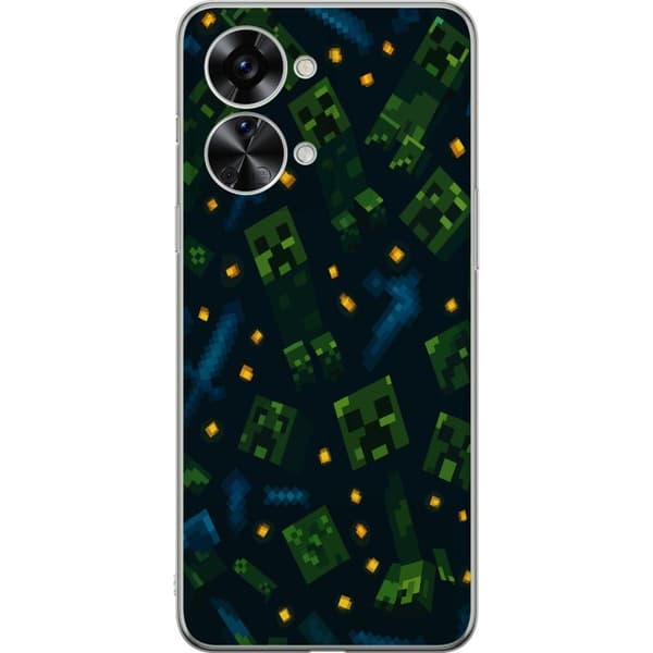 OnePlus Nord 2T Gennemsigtig cover Minecraft Dungeons Mob