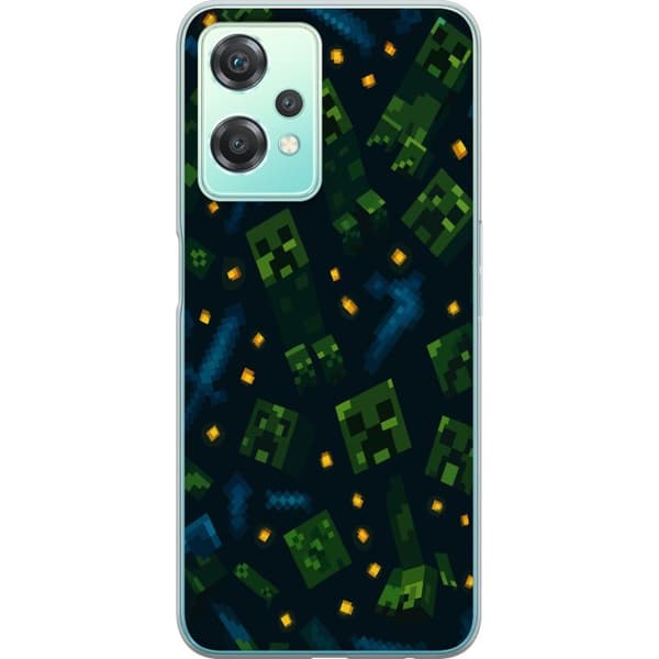 OnePlus Nord CE 2 Lite 5G Genomskinligt Skal Minecraft Dungeons Mob