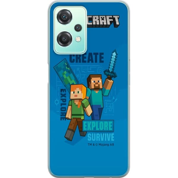 OnePlus Nord CE 2 Lite 5G Gennemsigtig cover Minecraft Huler