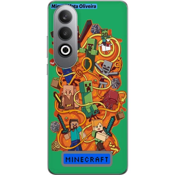 OnePlus Nord CE4 Gennemsigtig cover Minecraft