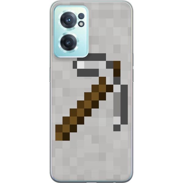 OnePlus Nord CE 2 5G Gjennomsiktig deksel Minecraft Verktøy