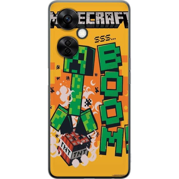 OnePlus Nord CE 3 Lite Läpinäkyvä kuori Minecraft Boom