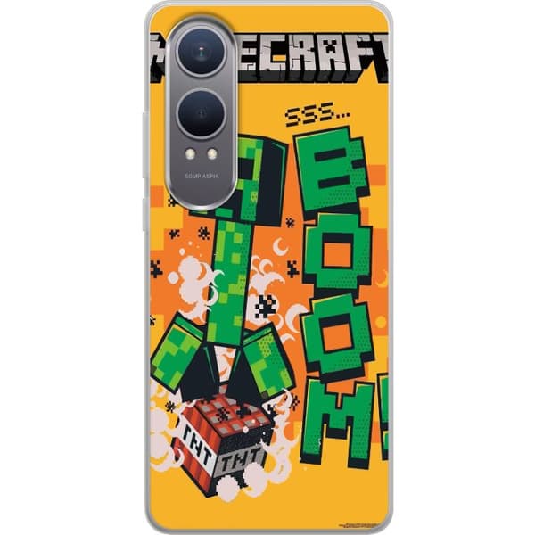 OnePlus Nord CE4 Lite Gjennomsiktig deksel Minecraft Boom