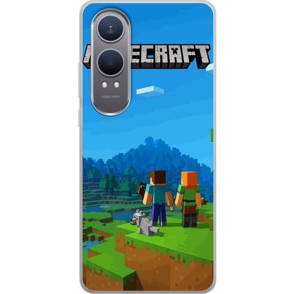 OnePlus Nord CE4 Lite Gjennomsiktig deksel Minecraft Key Art