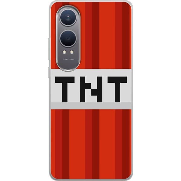 OnePlus Nord CE4 Lite Gennemsigtig cover Minecraft TNT