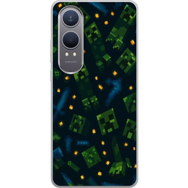 OnePlus Nord CE4 Lite Gennemsigtig cover Minecraft Dungeons Mob