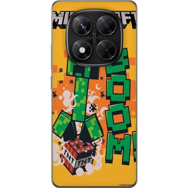 Xiaomi Redmi Note 14 Pro Läpinäkyvä kuori Minecraft Boom