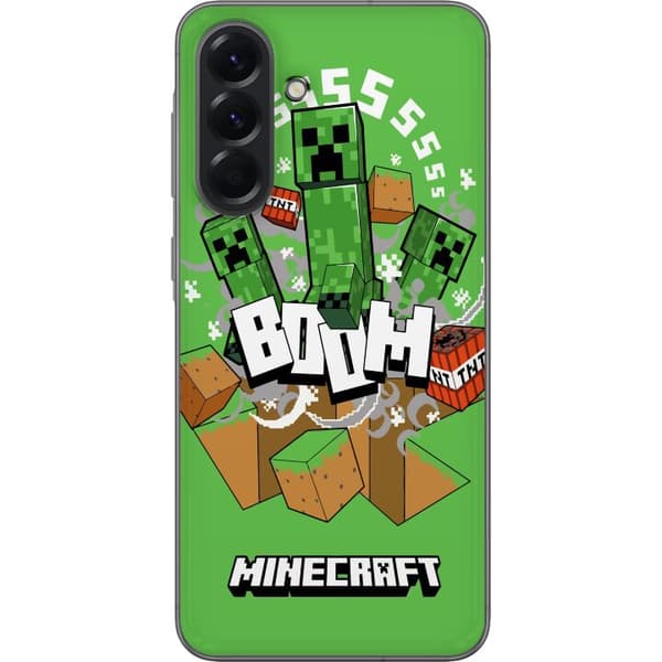 Samsung Galaxy A56 Genomskinligt Skal Minecraft Boom