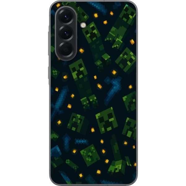 Samsung Galaxy A56 Genomskinligt Skal Minecraft Dungeons Mob