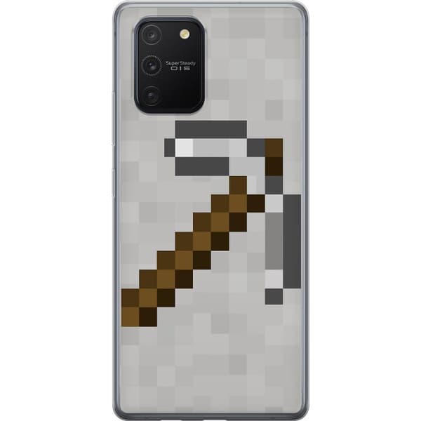 Samsung Galaxy S10 Lite Genomskinligt Skal Minecraft Tools