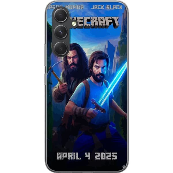 Samsung Galaxy A55 Genomskinligt Skal A Minecraft Movie