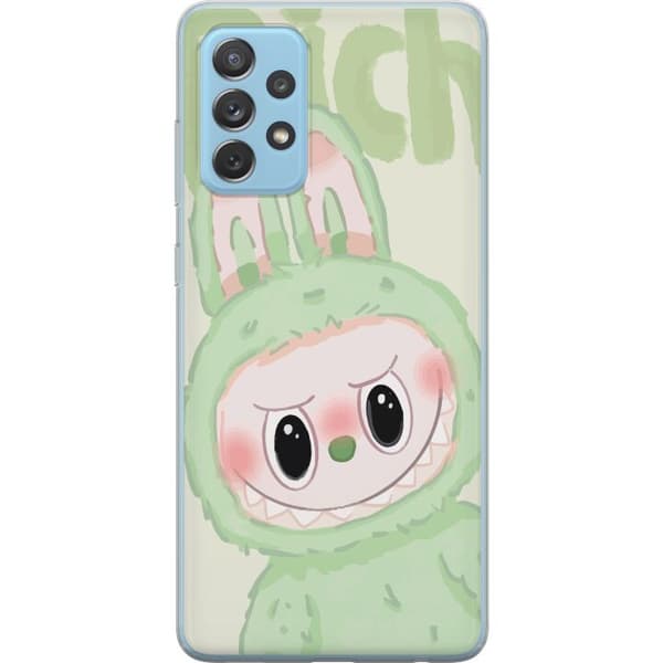 Samsung Galaxy A52 5G Läpinäkyvä kuori Pop mart labubu