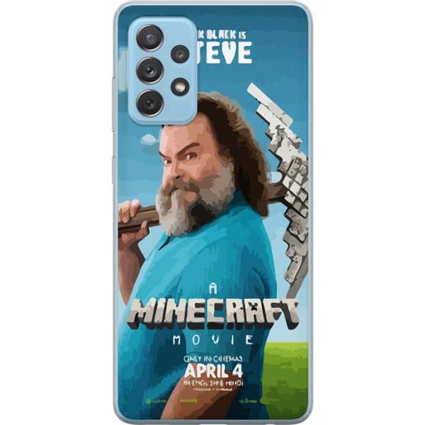 Samsung Galaxy A52 5G Gennemsigtig cover En Minecraft-film